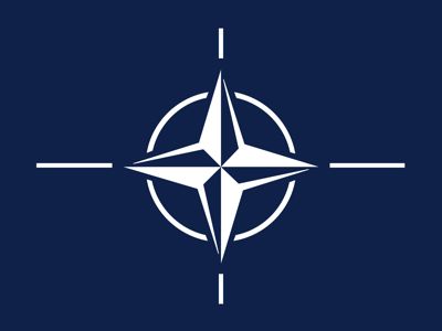 Logo de la OTAN. Tomado de Red Voltaire